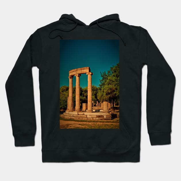 Greece. Ancient Olympia. Ruins of Philippeion. Hoodie by vadim19